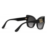 Dolce & Gabbana - Occhiale da Sole DG Crossed - Nero - Dolce & Gabbana Eyewear