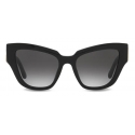 Dolce & Gabbana - DG Crossed Sunglasses - Black - Dolce & Gabbana Eyewear