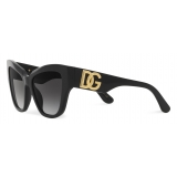 Dolce & Gabbana - Occhiale da Sole DG Crossed - Nero - Dolce & Gabbana Eyewear