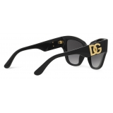 Dolce & Gabbana - DG Crossed Sunglasses - Black - Dolce & Gabbana Eyewear