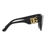 Dolce & Gabbana - Occhiale da Sole DG Crossed - Nero - Dolce & Gabbana Eyewear