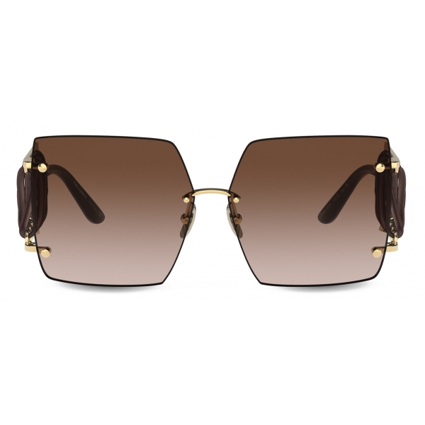 Dolce & Gabbana - Foundation Sunglasses - Gold - Dolce & Gabbana Eyewear