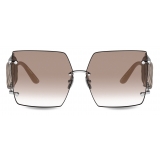 Dolce & Gabbana - Foundation Sunglasses - Silver - Dolce & Gabbana Eyewear