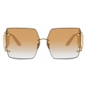 Dolce & Gabbana - Foundation Sunglasses - Gold - Dolce & Gabbana Eyewear -