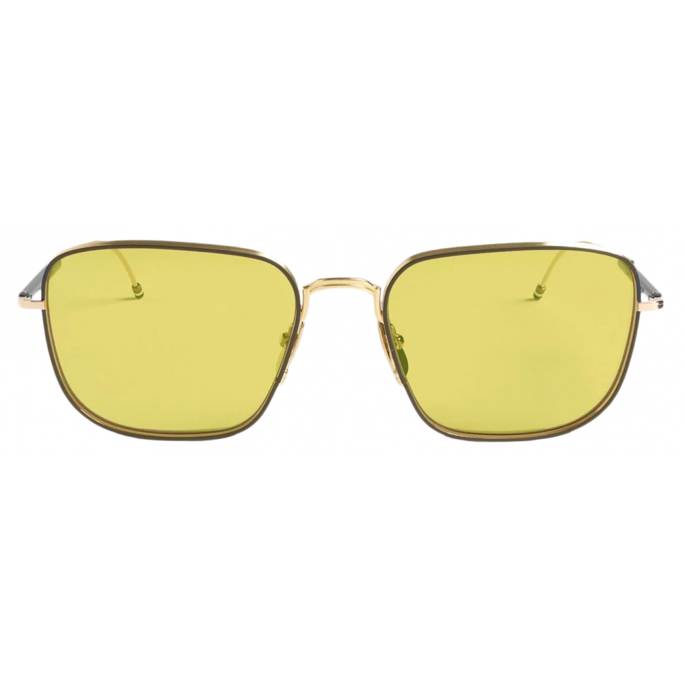 Buy ARZONAI Aviator Unisex Sunglasses Black Frame, Yellow Lens (Large) Pack  of 1 at Amazon.in