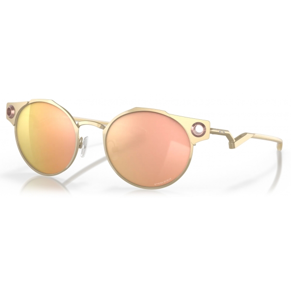 Oakley - Deadbolt - Prizm Rose Gold - Satin Light Gold - Sunglasses - Oakley Eyewear