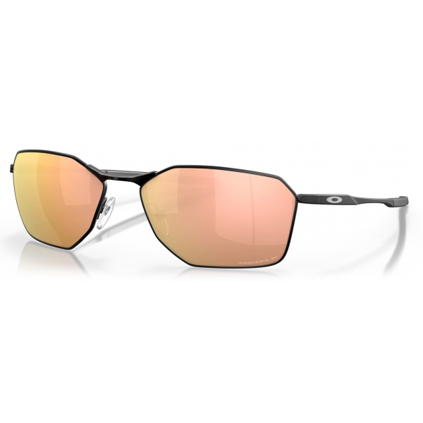 Oakley - Savitar - Prizm Rose Gold Polarized - Satin Black - Occhiali da Sole - Oakley Eyewear