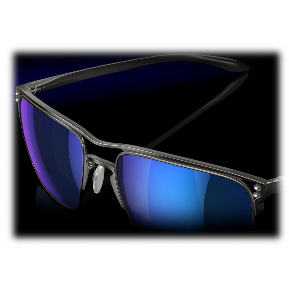 Holbrook™ Metal Prizm Sapphire Polarized Lenses, Matte Gunmetal Frame  Sunglasses