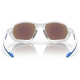 Oakley - Plazma - Prizm Sapphire - Matte White - Occhiali da Sole - Oakley Eyewear