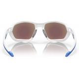 Oakley - Plazma - Prizm Sapphire - Matte White - Sunglasses - Oakley Eyewear
