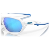 Oakley - Plazma - Prizm Sapphire - Matte White - Occhiali da Sole - Oakley Eyewear