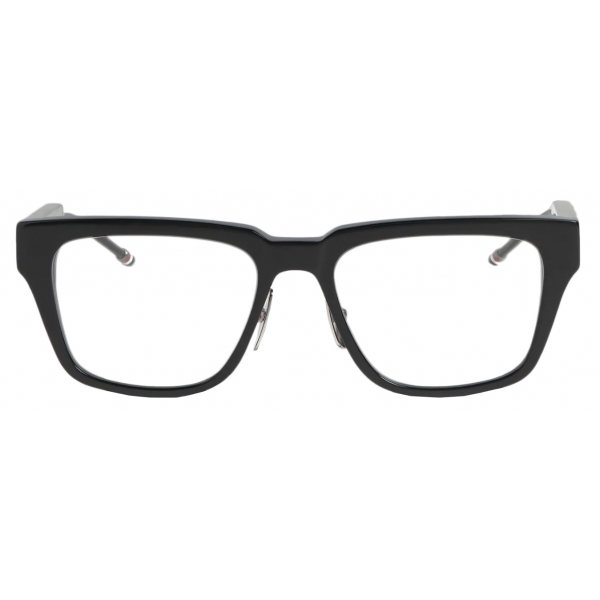 Thom Browne - Black Wide Fit Square Glasses - Thom Browne Eyewear
