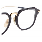 Thom Browne - Navy and White Gold Clubmaster Glasses - Thom Browne Eyewear