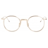 Thom Browne - White Gold Pantos Glasses - Thom Browne Eyewear