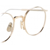 Thom Browne - Occhiali da Vista Pantos in Oro Bianco - Thom Browne Eyewear