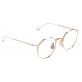Thom Browne - White Gold Pantos Glasses - Thom Browne Eyewear