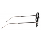 Thom Browne - Black Iron Round Glasses - Thom Browne Eyewear