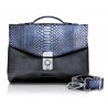 Ammoment - Pitone in Calce Grigia - Ventiquattrore in Pelle - Orion Business Bag