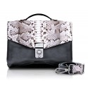Ammoment - Python in Roccia - Leather Briefcase - Orion Business Bag