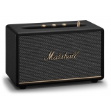 Marshall - Acton III - Nero e Ottone - Bluetooth Speaker Portatile - Altoparlante Iconico di Alta Qualità Premium Classico