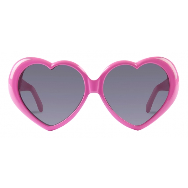 Moschino - Hearts Sunglasses - Fuchsia - Moschino Eyewear