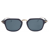 Thom Browne - Navy and White Gold Clubmaster Sunglasses - Thom Browne Eyewear