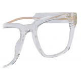 Thom Browne - Crystal Clear Square Glasses - Thom Browne Eyewear