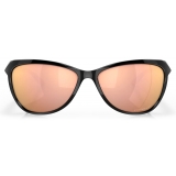 Oakley - Pasque - Prizm Rose Gold Polarized - Polished Black - Sunglasses - Oakley Eyewear