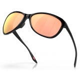 Oakley - Pasque - Prizm Rose Gold Polarized - Polished Black - Sunglasses - Oakley Eyewear