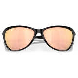 Oakley - Pasque - Prizm Rose Gold Polarized - Polished Black - Sunglasses - Oakley Eyewear