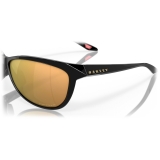 Oakley - Pasque - Prizm Rose Gold Polarized - Polished Black - Sunglasses - Oakley Eyewear