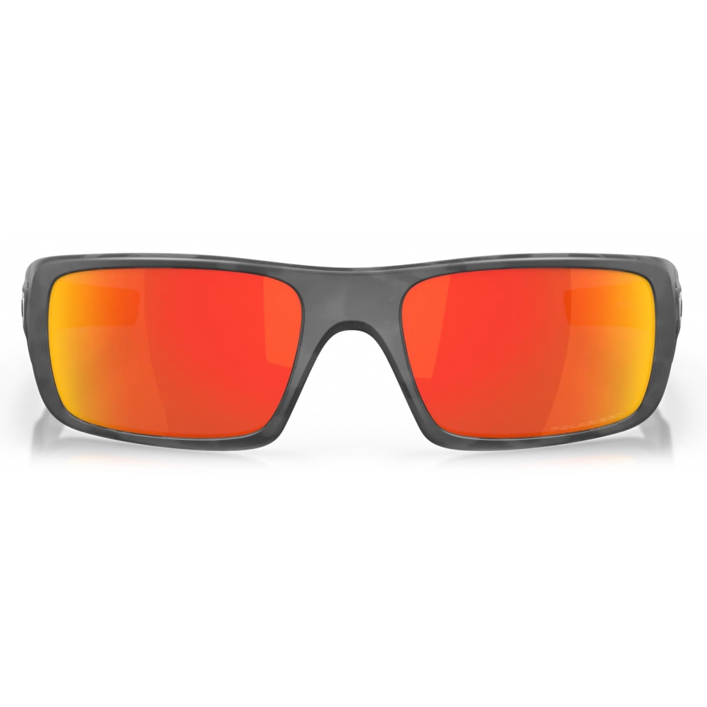 Oakley - Crankshaft™ - Ruby Iridium Polarized - Matte Black Camo -  Sunglasses - Oakley Eyewear - Avvenice