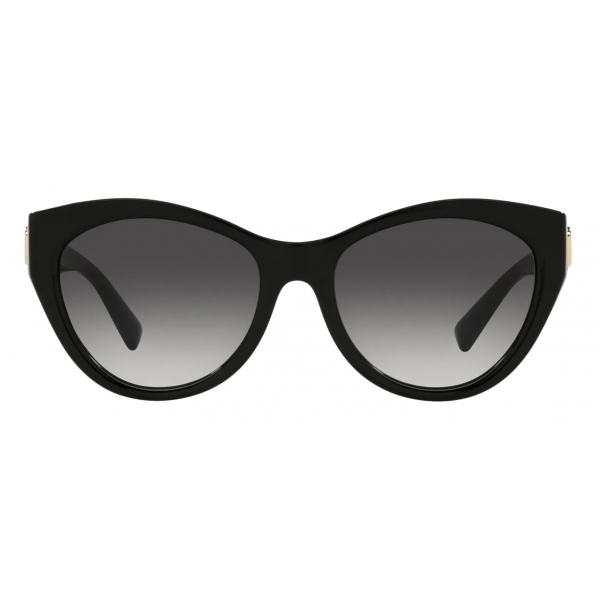 Valentino - Occhiale da Sole Cat-Eye in Acetato Vlogo Signature - Nero - Valentino Eyewear