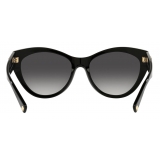 Valentino - Cat-Eye Acetate Frame Sunglasses with Vlogo Signature - Black - Valentino Eyewear