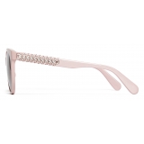 Stella McCartney - Oval Sunglasses - Shiny Pink - Sunglasses - Stella McCartney Eyewear