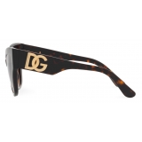 Dolce & Gabbana - DG Crossed Sunglasses - Havana - Dolce & Gabbana Eyewear