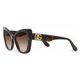 Dolce & Gabbana - DG Crossed Sunglasses - Havana - Dolce & Gabbana Eyewear