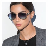 Tiffany & Co. - Pilot Sunglasses - Rose Gold Gradient Gray - Atlas Collection - Tiffany & Co. Eyewear