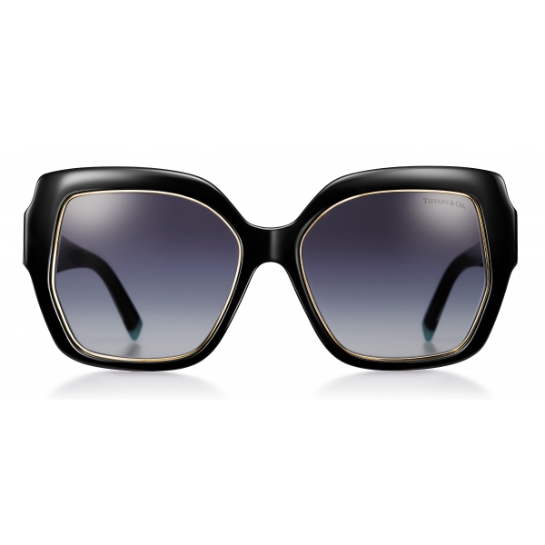 Tiffany & Co. - Square Sunglasses - Black Gradient Grey - Atlas Collection - Tiffany & Co. Eyewear