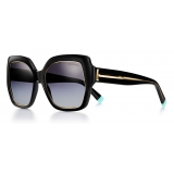 Tiffany & Co. - Square Sunglasses - Black Gradient Grey - Atlas Collection - Tiffany & Co. Eyewear