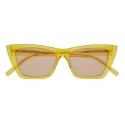 Yves Saint Laurent - Occhiali da Sole SL 276 Mica - Giallo Marrone Chiaro - Saint Laurent Eyewear