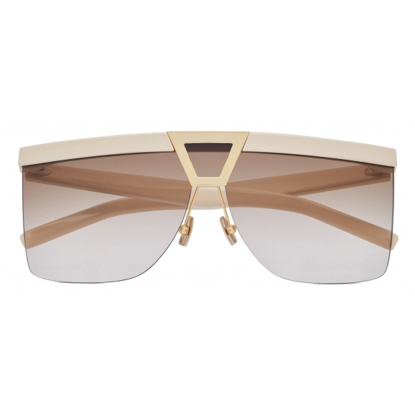 Yves Saint Laurent - SL 537 Palace Sunglasses - Ivory Gradient Brown - Sunglasses - Saint Laurent Eyewear