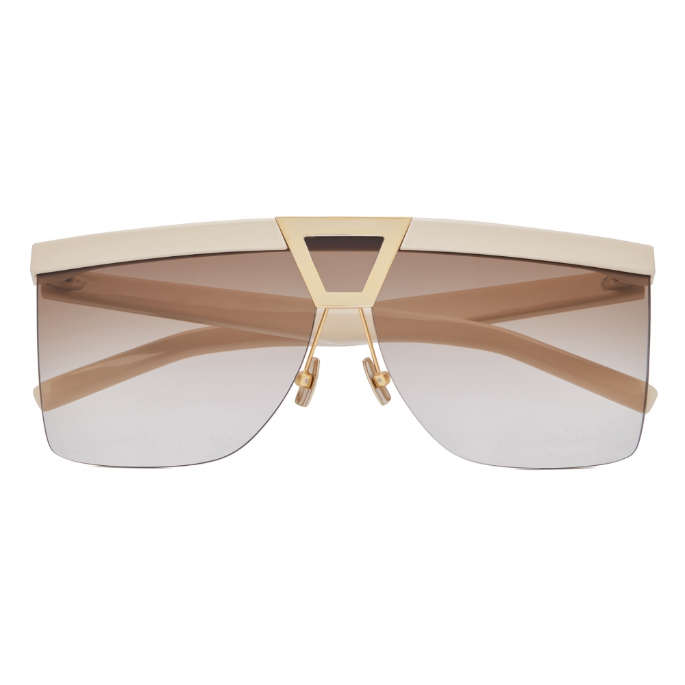 SL 537 Palace Flat Brow Sunglasses in Brown - Saint Laurent