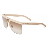 Yves Saint Laurent - SL 537 Palace Sunglasses - Ivory Gradient Brown - Sunglasses - Saint Laurent Eyewear