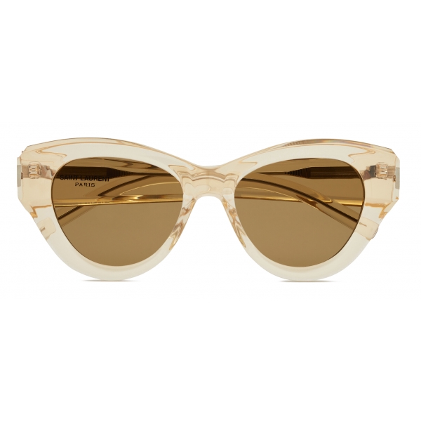 Yves Saint Laurent - SL 506 Sunglasses - Light Yellow Khaki - Sunglasses - Saint Laurent Eyewear