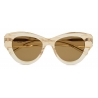 Yves Saint Laurent - SL 506 Sunglasses - Light Yellow Khaki - Sunglasses - Saint Laurent Eyewear