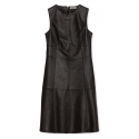 La Rando - Berazategui Dress - Soft Lambskin - Black - Artisan Dress - Luxury High Quality Leather