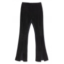 La Rando - Buenos Aires Pants - Goat Suede Leather - Black - Artisan Pants - Luxury High Quality Leather