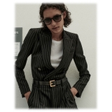 Yves Saint Laurent - SL 521 Sunglasses - Black Gradient Grey - Sunglasses - Saint Laurent Eyewear