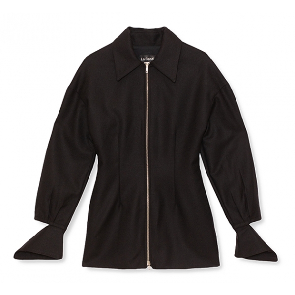 La Rando - Burzaco Jacket - Wool - Black - Artisan Jacket - Luxury High Quality Leather